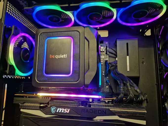 Gaming-PC mit be quiet! CPU-Kühler