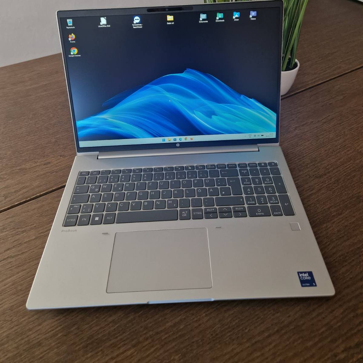 Neues HP ProBook 16 mit Windows 11, fertig eingerichtet mit übernommenen Daten und Fernwartung