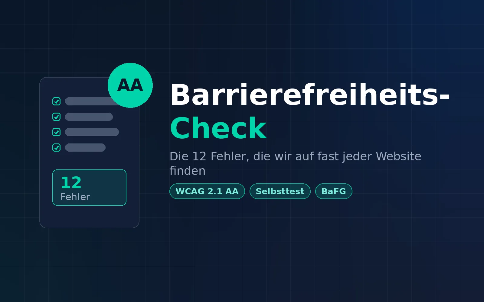 Barrierefreiheits-Check: Die 12 Fehler, die wir auf fast jeder Website finden