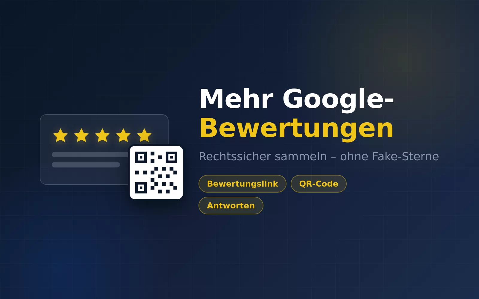 Mehr Google-Bewertungen für regionale Betriebe