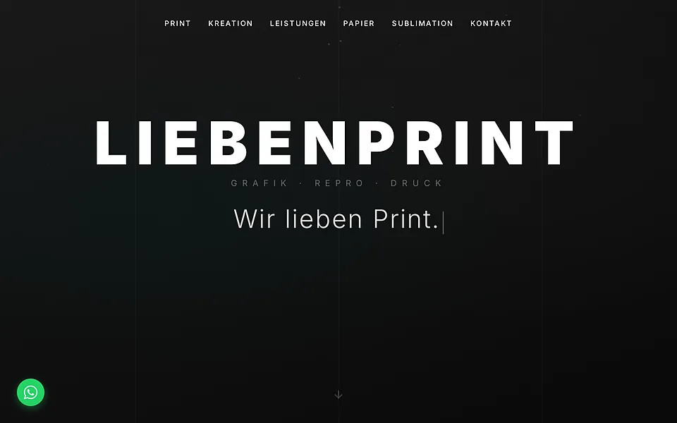 Website-Referenz: LIEBENPRINT