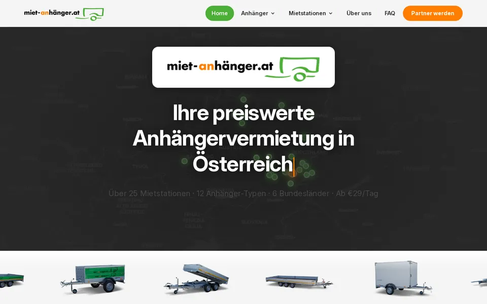 Website-Referenz: miet-anhänger.at