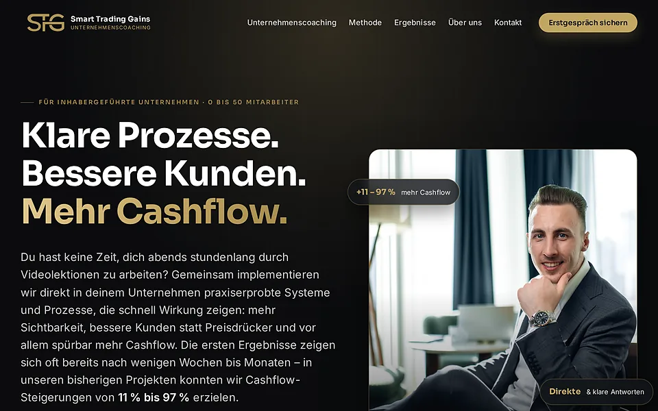 Website-Referenz: STG Unternehmenscoaching